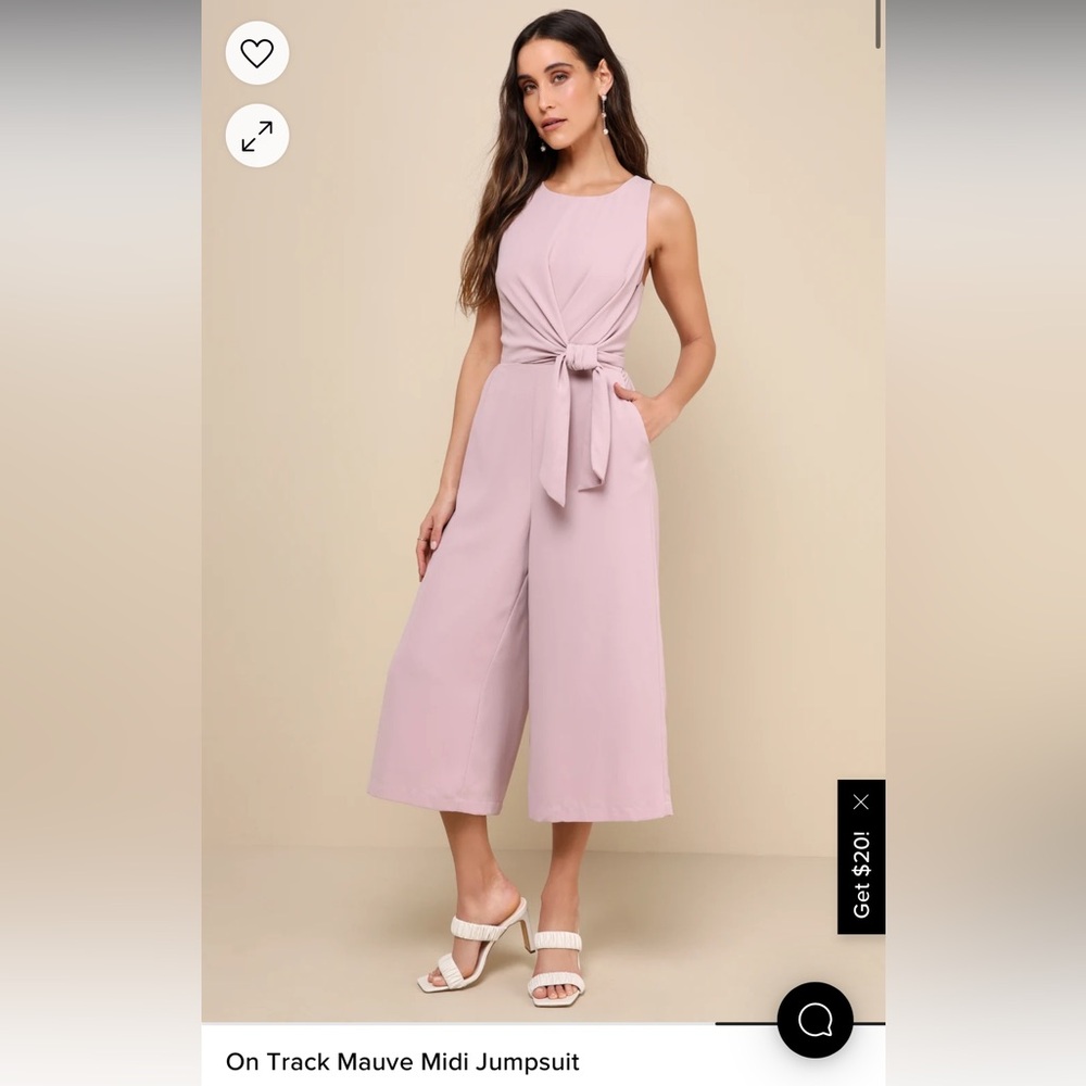 Blush pink Midi Jumpsuit - Women’s Medium